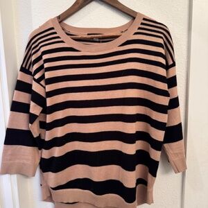 Cable & Gauge Striped Sweater